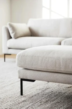 Rowico Home Puffer & Fodskamler-Corwin fodskammel