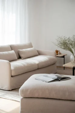 Rowico Home Puffer & Fodskamler-Peyton fodskammel