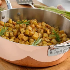 Samuel Groves Pander & Gryder-Sauterpande i kopper med låg 26 cm