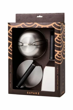 Satake Udemøbler & Have-Smash Burger Set rustfrit stål