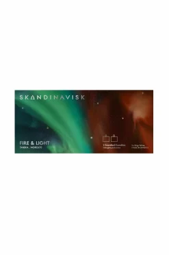 Skandinavisk Lys & Duft-Fire & Light Mini Candle Giftset 2 X 90G