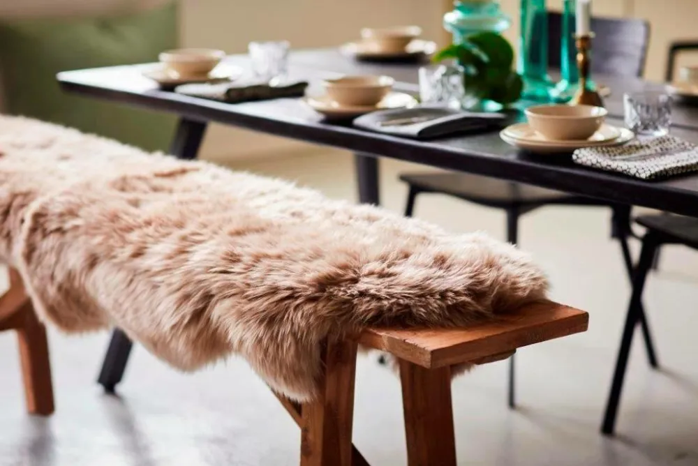 Skinnwille Skind & Skindtæpper-Fåreskind Gently Dobbelt