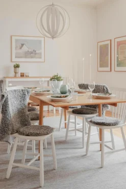 Skinnwille Møbeltekstiler-Fåreskindshynde rund Curly