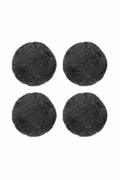 Skinnwille Udemøbler & Have|Møbeltekstiler-Fåreskindspude rund krøllet 4-pak