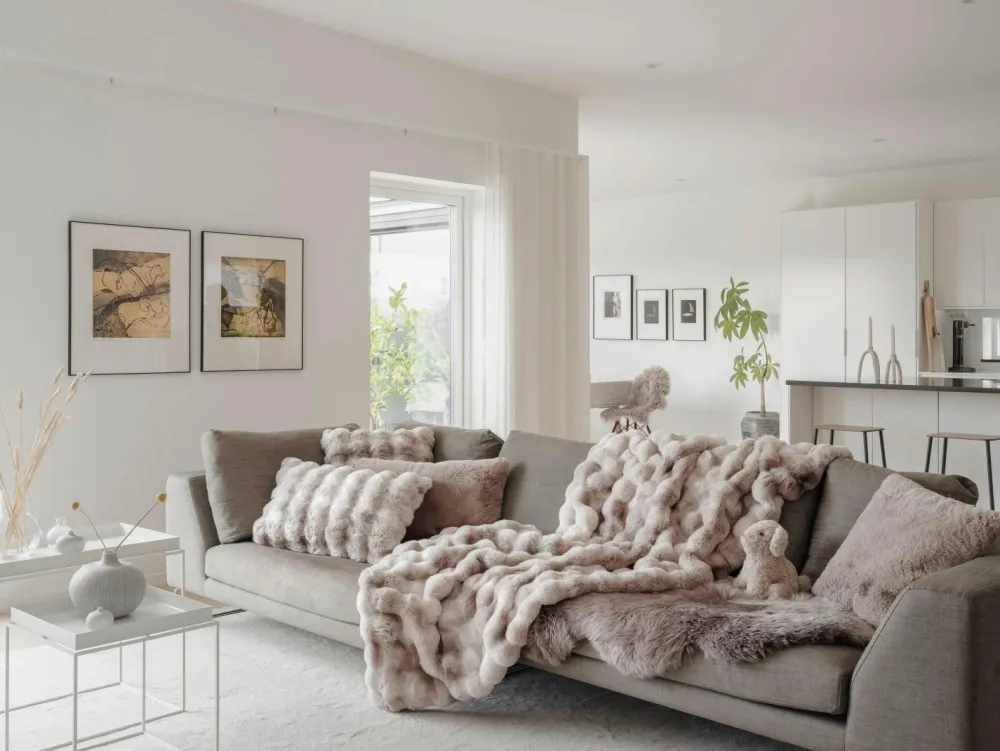 Skinnwille Tæpper & Plaider-Plaid Misty