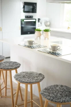 Skinnwille Udemøbler & Have|Møbeltekstiler-Rund siddepude Curly 4-pak