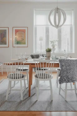 Skinnwille Udemøbler & Have|Møbeltekstiler-Rund siddepude Curly 4-pak