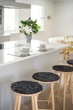 Skinnwille Udemøbler & Have|Møbeltekstiler-Rund siddepude Curly 4-pak