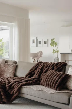 Skinnwille Tæpper & Plaider-Skind Imitation Lumme