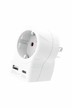 SKROSS Mobiltelefoner, Tablets & Tilbehør-Rejseadapter USB-A/USB-C 20W