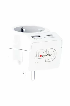 SKROSS Mobiltelefoner, Tablets & Tilbehør-Rejseadapter USB-A/USB-C 20W