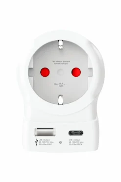 SKROSS Mobiltelefoner, Tablets & Tilbehør-Rejseadapter USB-A/USB-C 20W