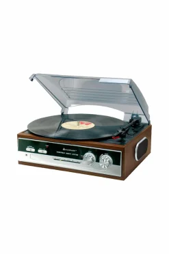 Soundmaster Tv, Lyd & Det Smarte Hjem-Pladespiller med radio og indbyggede højttalere Pl186h