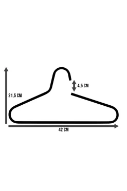 Spinder Design Entrémøbler-Bøjler (sæt med 5 stk.) Victorie