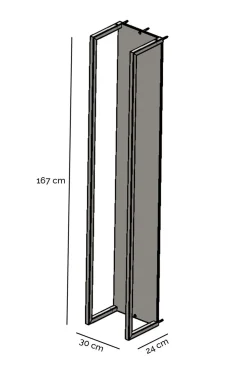 Spinder Design Småopbevaring-Opbevaring af træ Cubic Fire