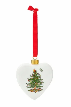 Spode Julepynt-Ornament Christmas Tree Puffed Heart