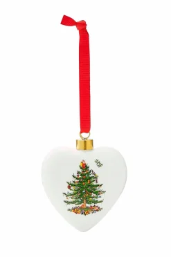 Spode Julepynt-Ornament Christmas Tree Puffed Heart