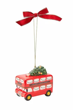 Spode Julepynt-Ornament Christmas Tree All Things British Double Decker Bus