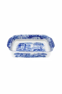 Spode Pander & Gryder-Rektangulær skål 30 cm x 24 cm Blue Italian