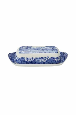 Spode Køkkenopbevaring-Smørboks Blue Italian