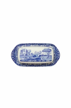 Spode Køkkenopbevaring-Smørboks Blue Italian