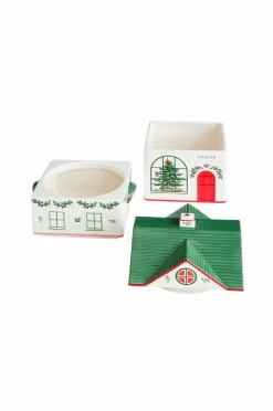 Spode Julepynt-Stabelbar beholder Christmas Village