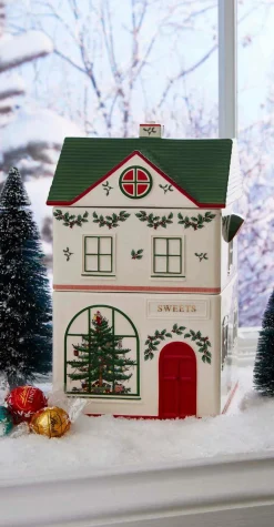 Spode Julepynt-Stabelbar beholder Christmas Village