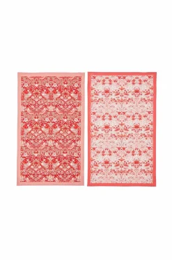 Spode Køkkentekstiler-Viskestykker Morris & Co Strawberry Thief Sæt med 2 stk.