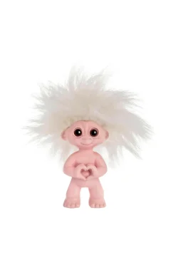 Spring Copenhagen Pynteting-Lykketrold Pink m. hjerte 9 cm