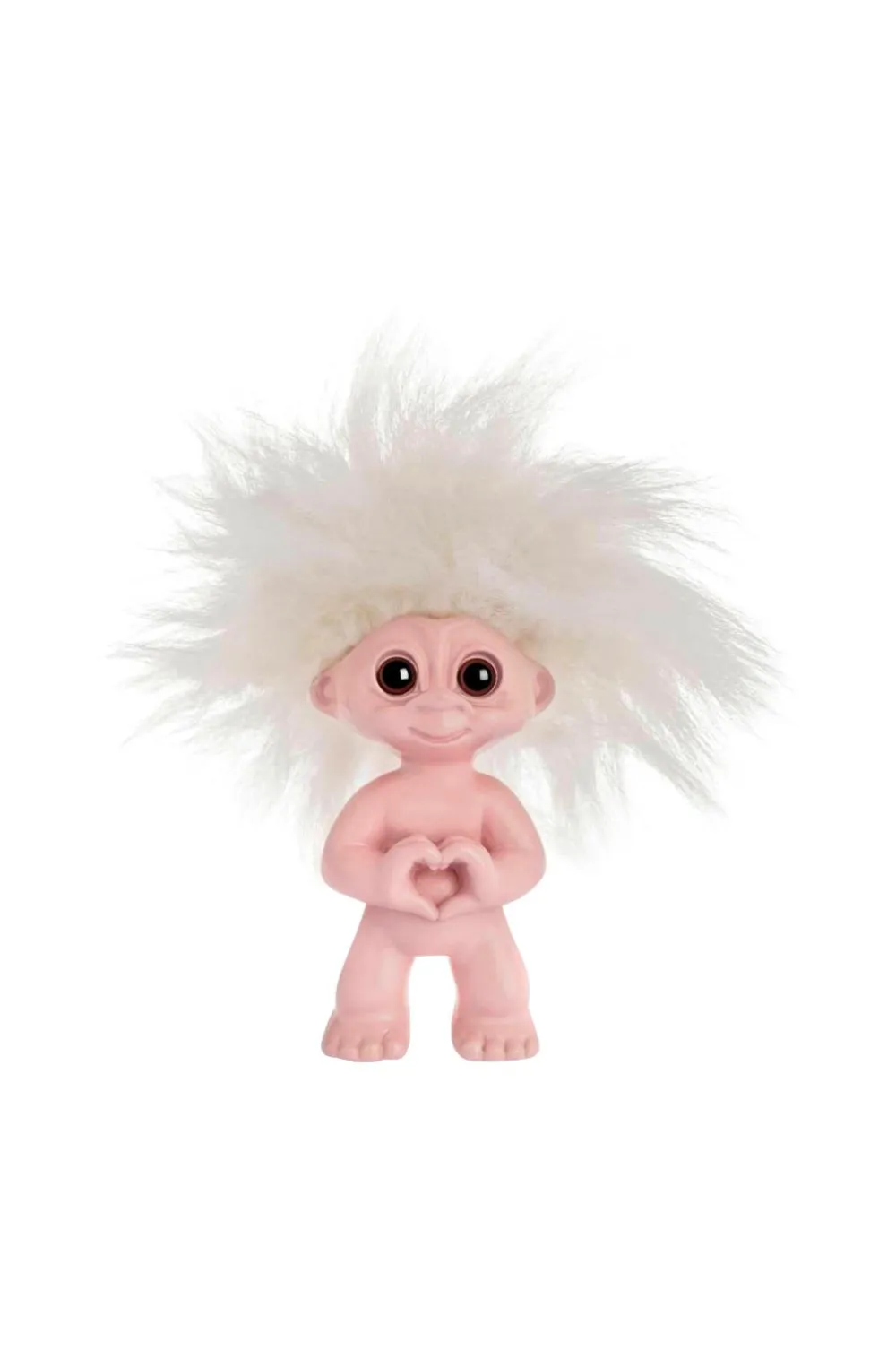 Spring Copenhagen Pynteting-Lykketrold Pink m. hjerte 9 cm