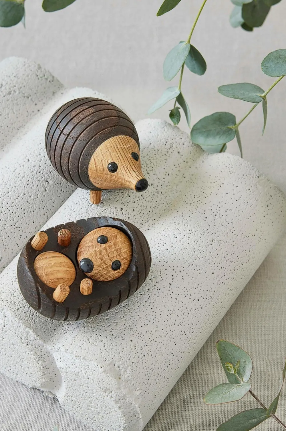 Spring Copenhagen Pynteting-Trædekoration Stick Pindsvin 4,5 cm