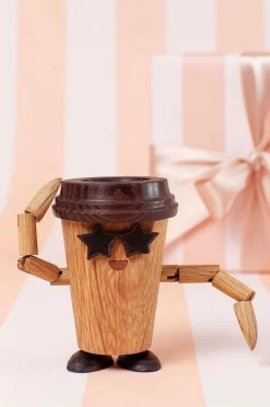 Spring Copenhagen Pynteting-Trædekoration Esther Espresso To Go Coffee 8,5 cm