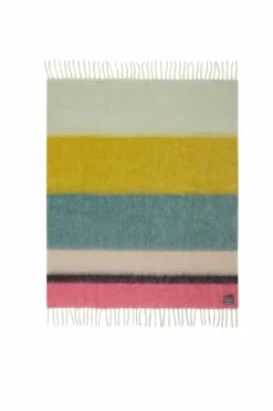 Stackelbergs Tæpper & Plaider-Plaid mohairstribe