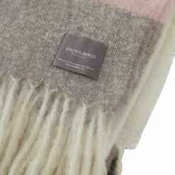 Stackelbergs Tæpper & Plaider-Plaid mohairstribe