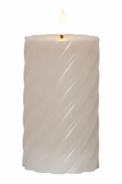 Star Trading Lys & Duft-Bloklys Flamme Swirl LED 15 cm