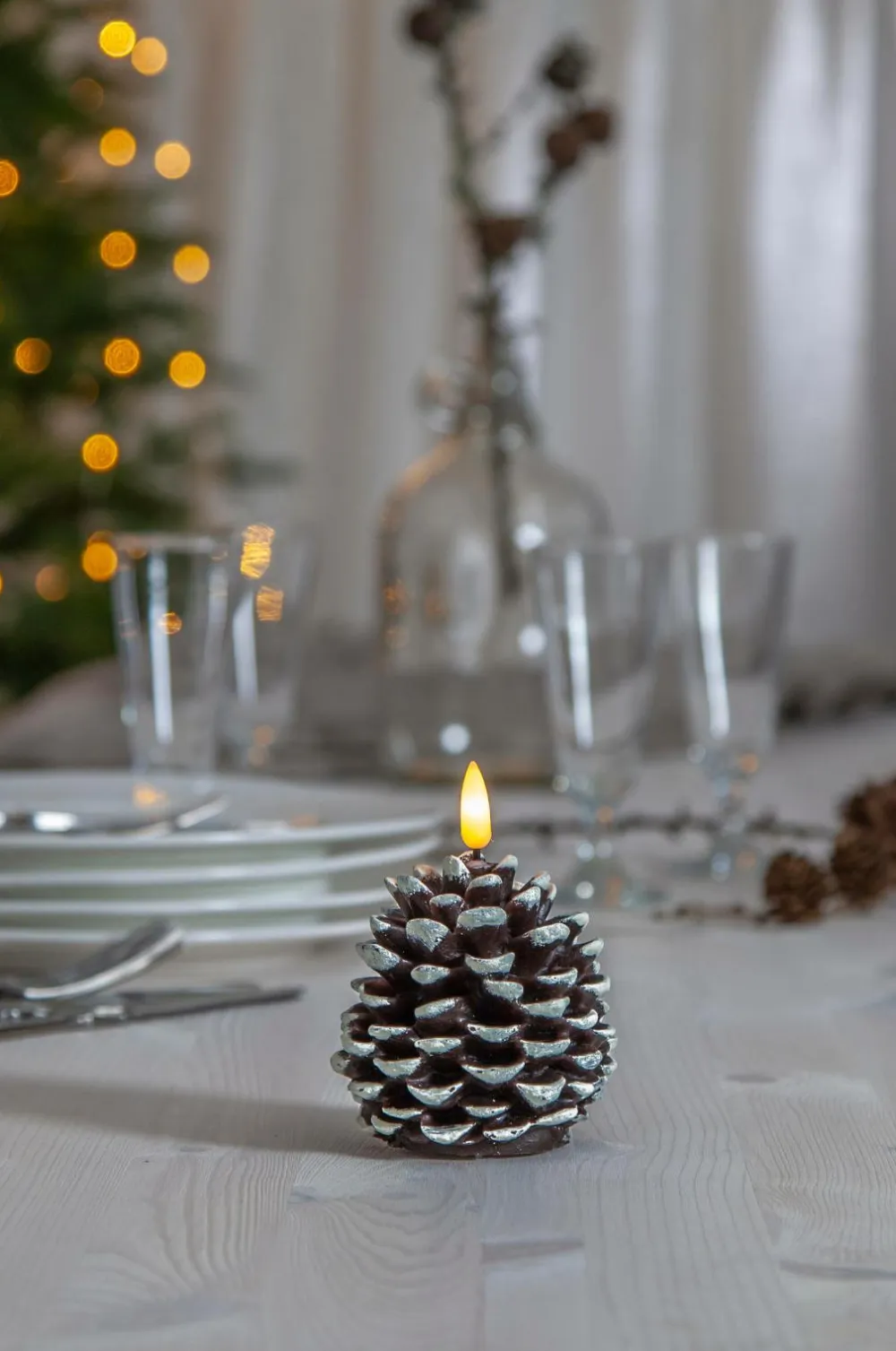 Star Trading Lys & Duft-Cone LED-bloklys Flamme