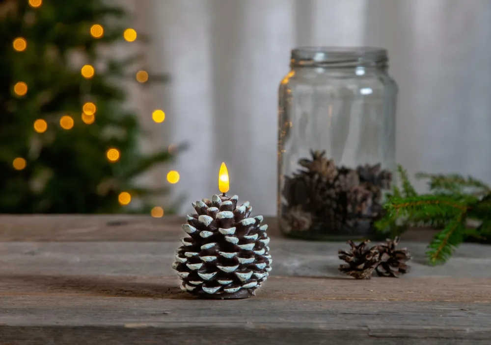 Star Trading Lys & Duft-Cone LED-bloklys Flamme