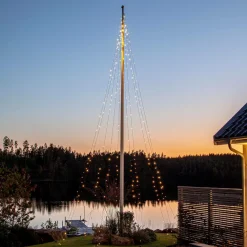 Star Trading Udendørsbelysning-Flagstangsbelysning Skinnende varm hvid