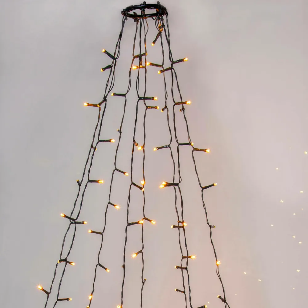 Star Trading Udendørsbelysning|Lyskæder-Julgransslinga Skinnende varm hvid 2m