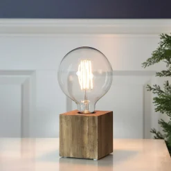 Star Trading Lampefødder-Lampenbase E27 Kub 10 cm