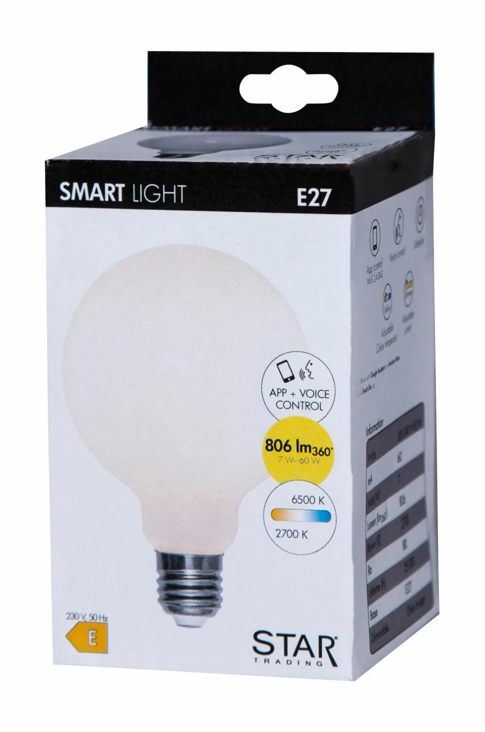 Star Trading Lyskilder-LED-pære G95 Smart Bulb