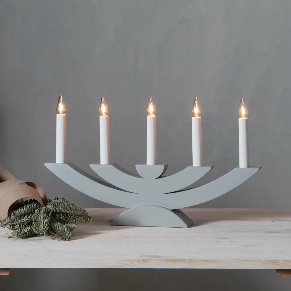 Star Trading Julebelysning-Lysestage Navida 24 cm