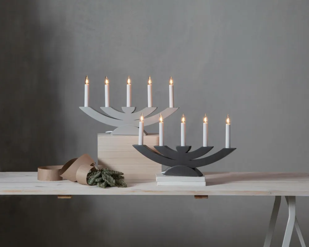 Star Trading Julebelysning-Lysestage Navida 24 cm