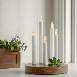 Star Trading Julebelysning-Lysestage Doris Batteri