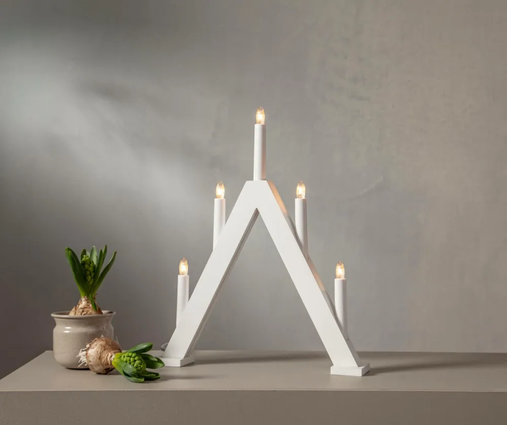 Star Trading Julebelysning-Lysestage Albo lille 41cm