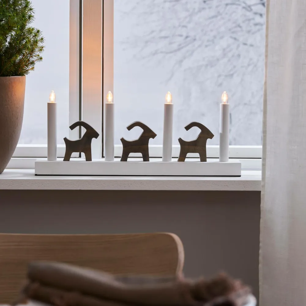 Star Trading Julebelysning-Lysestage Bruse