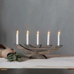 Star Trading Julebelysning-Lysestage Navida 24 cm