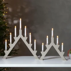 Star Trading Julebelysning-Lysestage Zack 7L