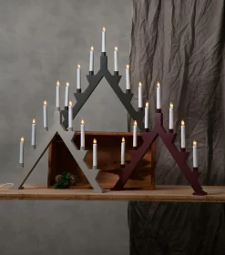 Star Trading Julebelysning-Lysestage Zack 7L