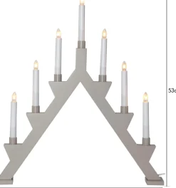 Star Trading Julebelysning-Lysestage Zack 7L